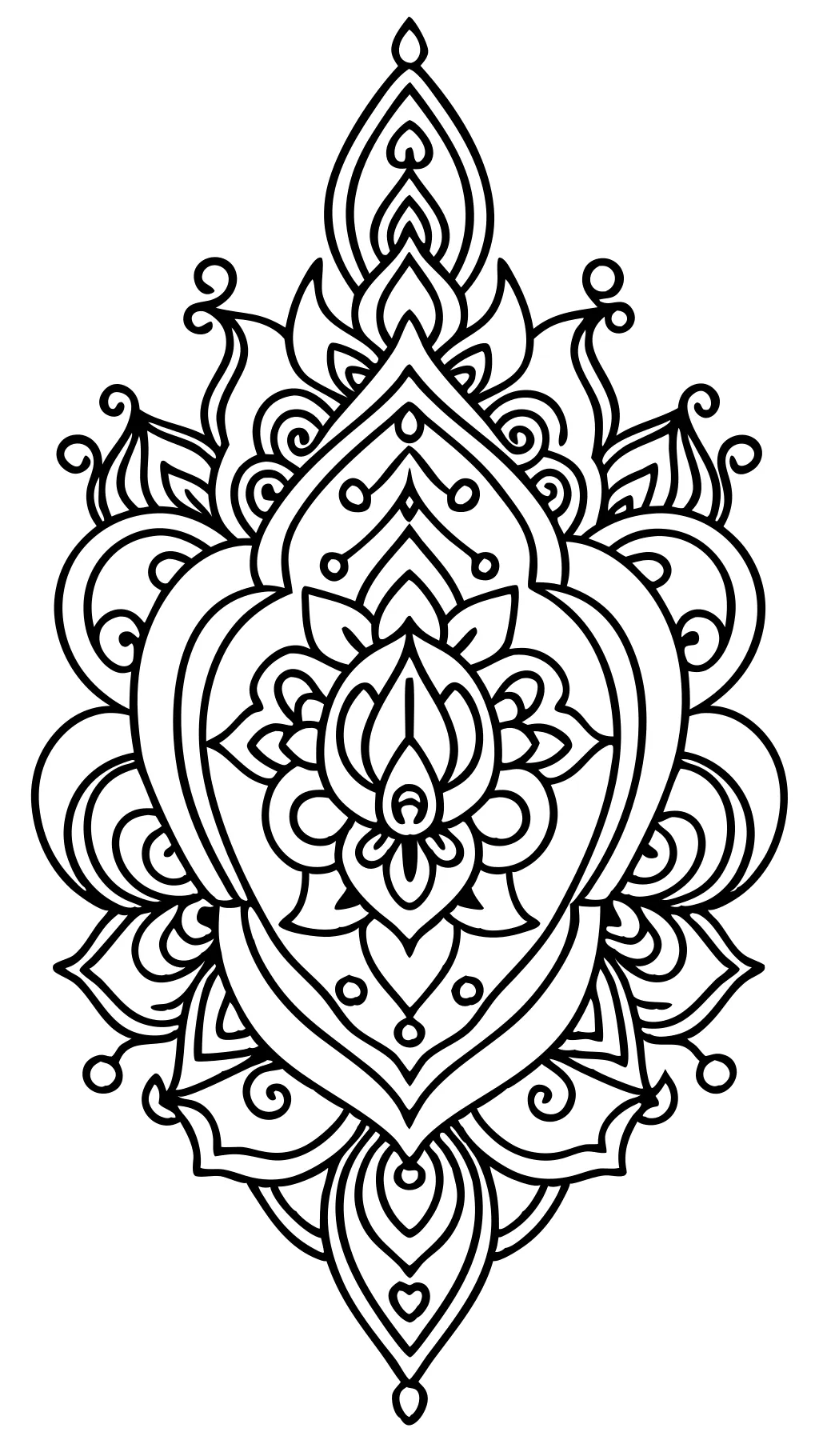 intricate design coloring pages